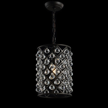 Gabrielle Crystal/Metal LED Pendant